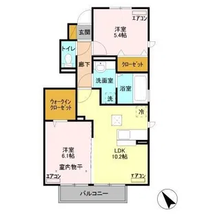 ビューラー9【1階】の間取り