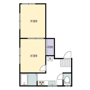 アプリコット寺山【2階】の間取り