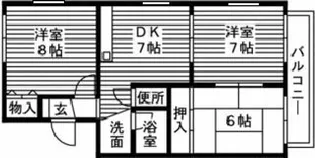 広島県広島市中区舟入南4【マンション】の間取り