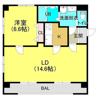ショゼ県高前【3階】の間取り