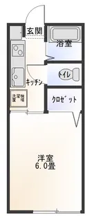 サクセスオオツカB棟【1階】の間取り