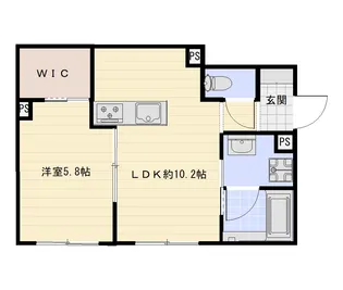 シャーメゾン北山池端町【1階】の間取り