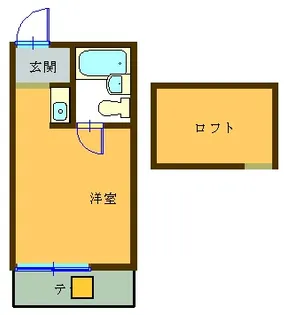 ダイアパレス101【1階】の間取り