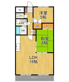 Nビル【2階】の間取り