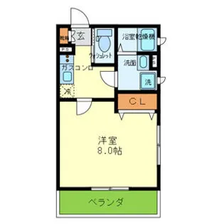 グラード塚口【1階】の間取り