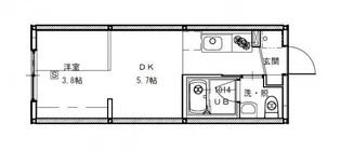 ニホコーポラスIII【1階】の間取り