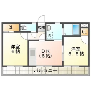 シャルム【1階】の間取り