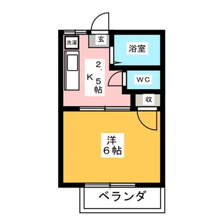 メゾン小川【1階】の間取り