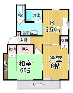 グリーンガーデンNo.6【2階】の間取り