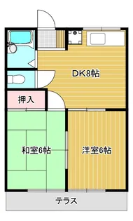 アザレア【1階】の間取り