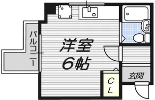 大阪府大阪市中央区船越町2【マンション】の間取り