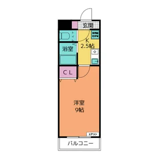 A・City東栄町【1階】の間取り