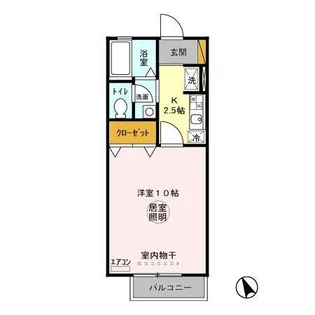 サニーハウス【2階】の間取り