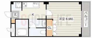 兵庫県加東市上滝野【アパート】の間取り