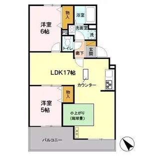 埼玉県さいたま市南区大字大谷口【アパート】の間取り