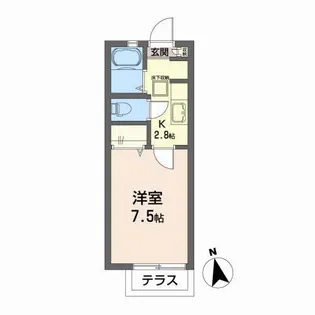 エトワール【1階】の間取り