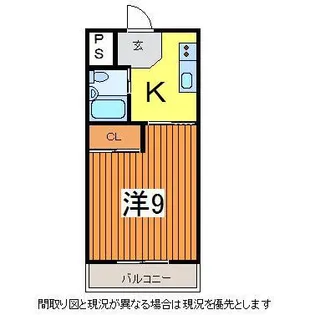 ラフィーヌ東原【1階】の間取り