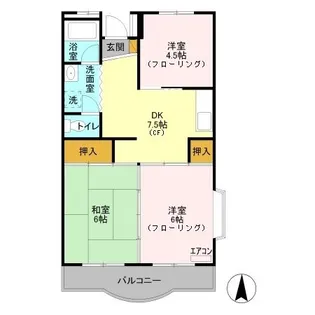 埼玉県川口市大字辻【マンション】の間取り