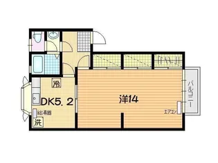 ラ・フォンティーヌ東山【1階】の間取り