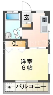 大澤平和堂ビル【4階】の間取り