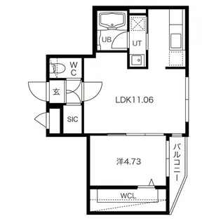 NOBLESSE札幌南6条(ノブレス札幌南6条)【4階】の間取り