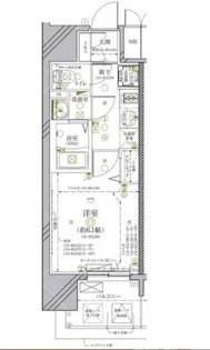 ディアレイシャス金山【4階】の間取り