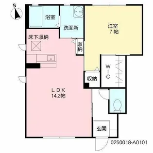 パーク神宮西【1階】の間取り