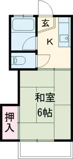 荒金アパート【2階】の間取り