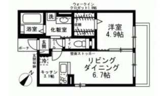 グランマーリンTOTSUKA【1階】の間取り