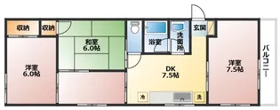 サンノーマンション【2階】の間取り