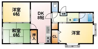 千葉県茂原市東郷【アパート】の間取り