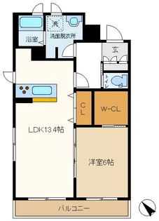 サニーガーデン【3階】の間取り