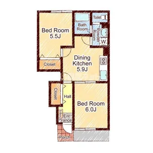 Sweet Home【1階】の間取り