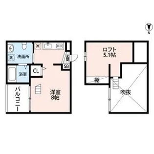 プルミエール【2階】の間取り