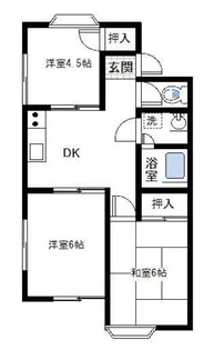 豊田ハイツ【2階】の間取り
