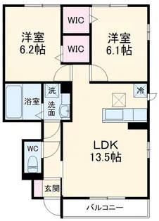 エアル【1階】の間取り