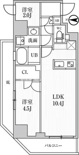 シーズンフラッツ住吉【3階】の間取り