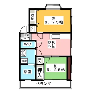 コーポ福山【2階】の間取り