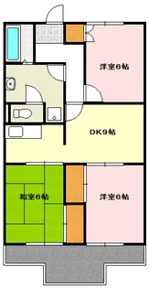 エステート南流山【3階】の間取り
