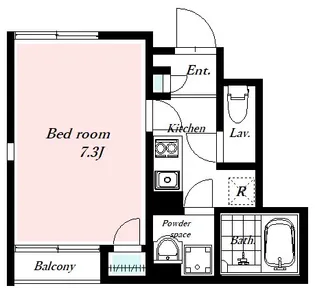 レオネクストラシーヌ弐番館【1階】の間取り