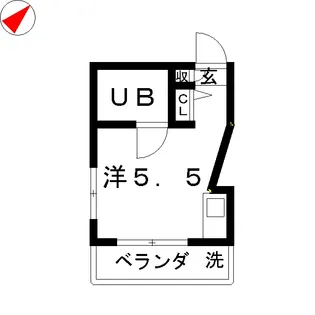 東京都目黒区中町1【マンション】の間取り