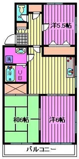 メゾン島田【2階】の間取り