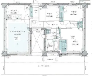 ヴェレーナ玉川学園前【6階】の間取り