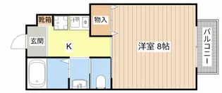 菅谷ハイツ【1階】の間取り