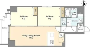 ネオアーバンレジデンス駒込【8階】の間取り