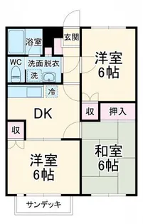 b’CASA四街道IIIre-born B棟【1階】の間取り