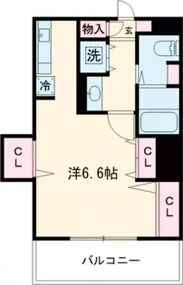 シャトレ宮町【4階】の間取り