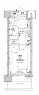パレステュディオ新宿パークサイド【12階】の間取り