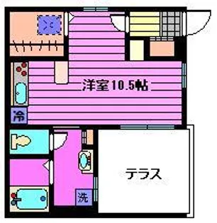 アーバンコート沙羅【1階】の間取り