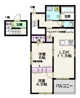 東京都豊島区南長崎2【マンション】の間取り